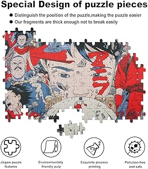 Amazon.co.jp: Akira アキラ 阿基拉 ジグソーパズル 木製のパズル