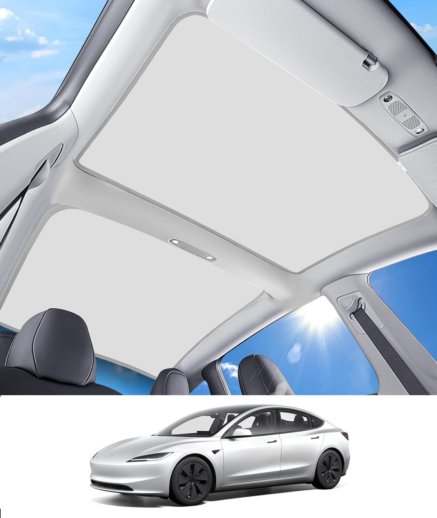 Amazon.co.jp: テスラ モデル3 Upgraded サンシェード ルーフ
