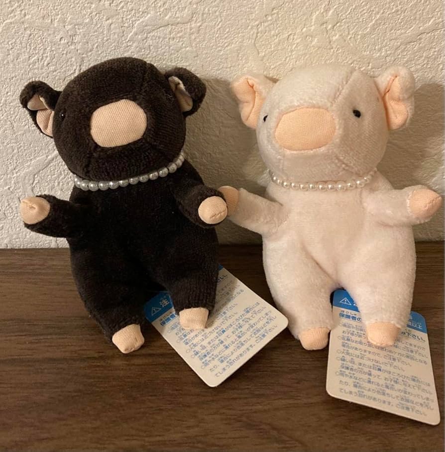 Amazon.co.jp: ピクニックワールド 豚 ぶた ぬいぐるみ マスコット 2個