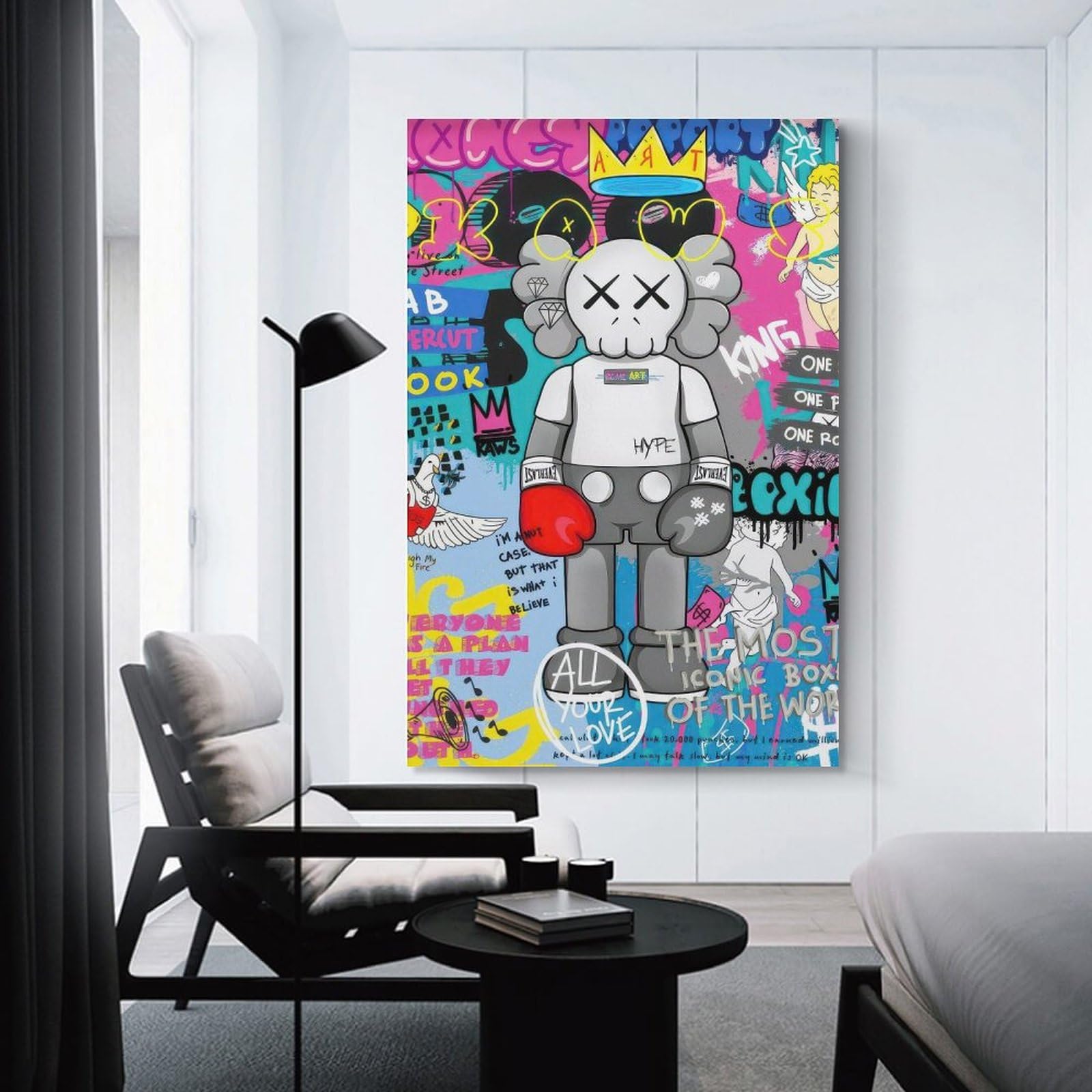 Amazon.co.jp: KAWS Sesame Street 絵画 インテリア カウズ セサミ