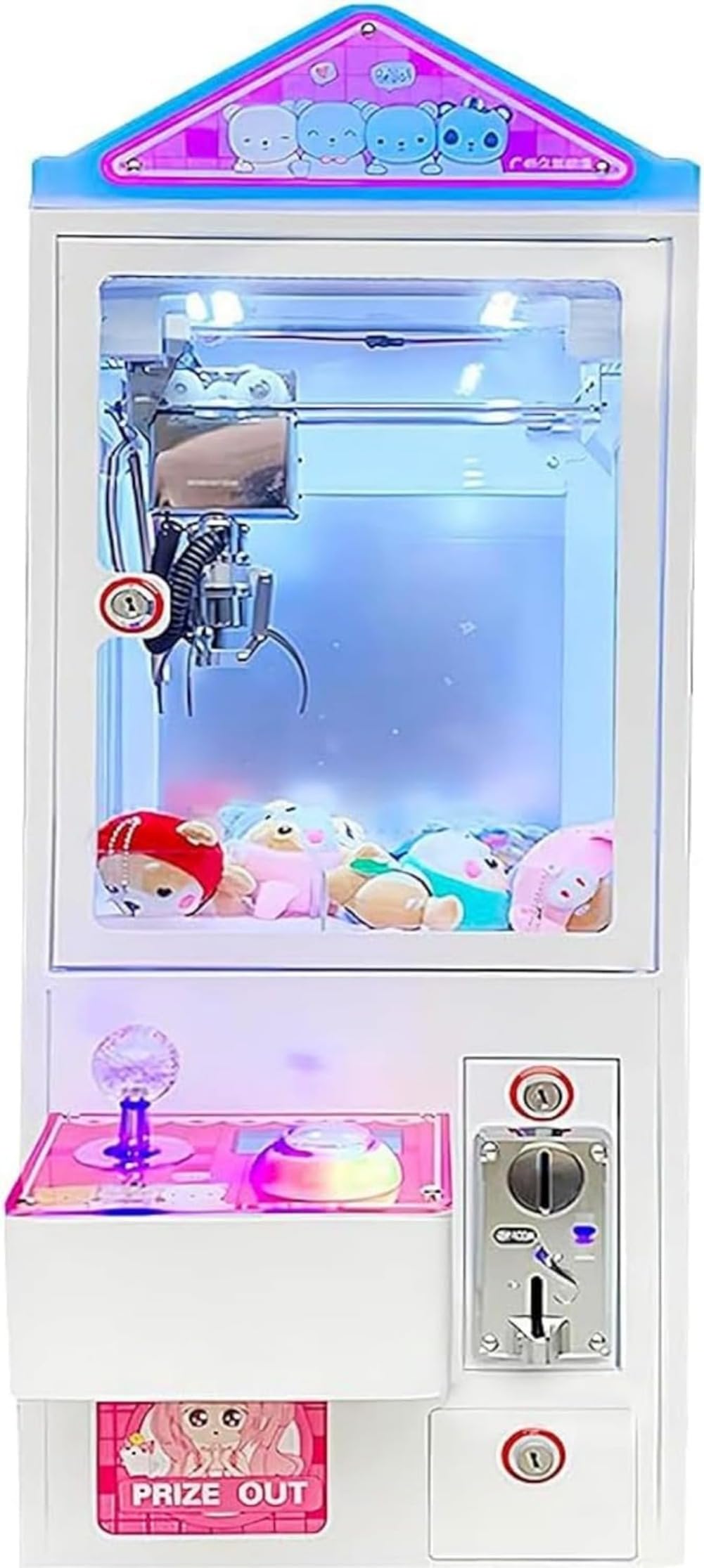 Amazon | 小型クレーンゲーム 三本爪クレーンアーム 業務用 自宅 本体