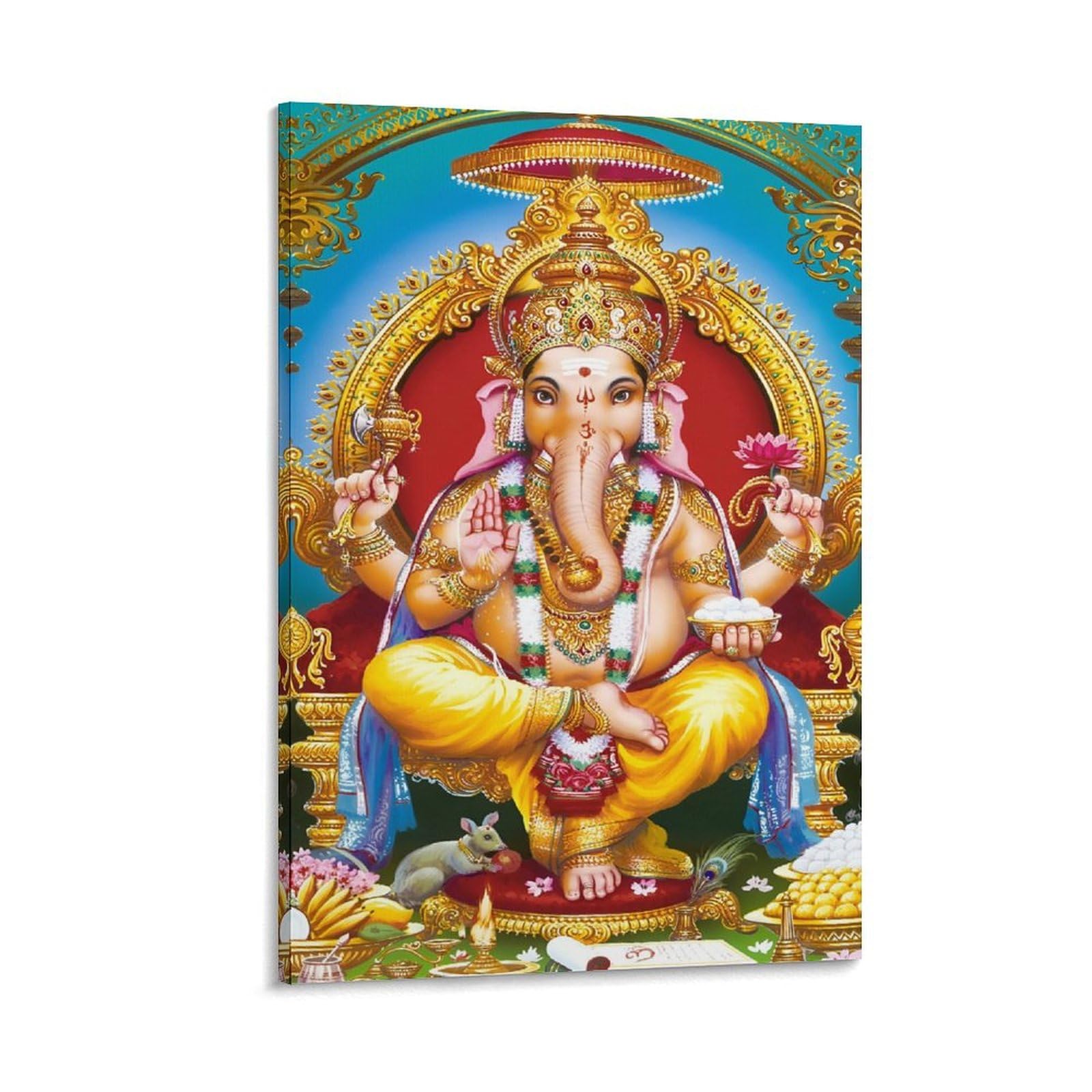 Amazon.co.jp: ヒンドゥー教 Ganesha 象頭の神 インドの神々ガネーシャ