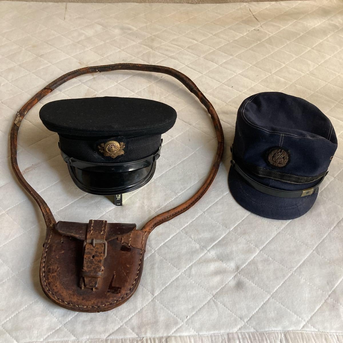 Amazon.co.jp: 時代初期の旧国有鉄道のレトロな貴重.制帽.車掌.駅員帽