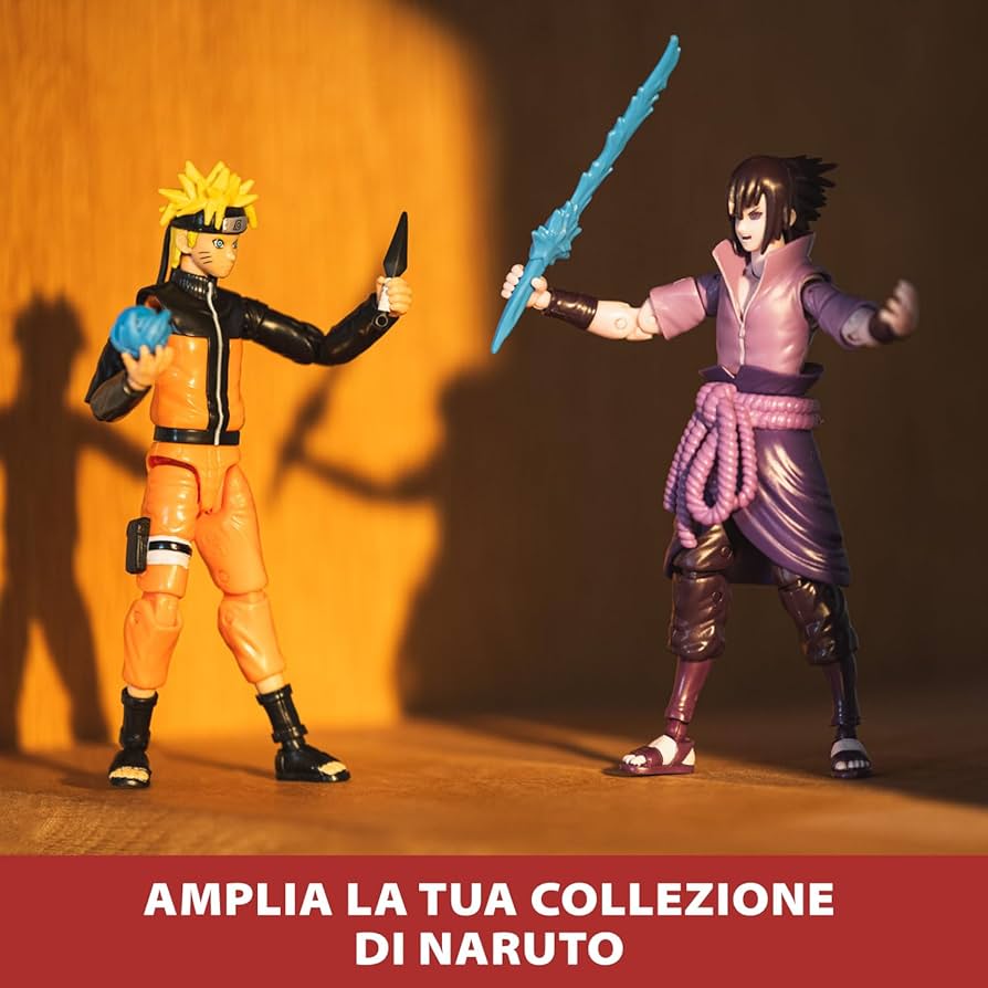 Amazon.co.jp: バンダイ アニメヒーロー ナルト 15cm うちはサスケ