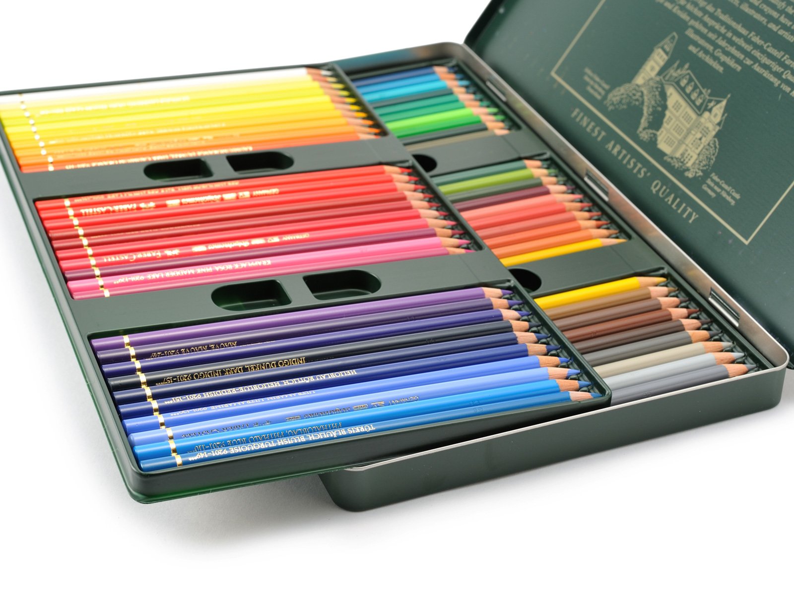 Amazon.co.jp: ファーバーカステル ポリクロモス色鉛筆 60色 缶入