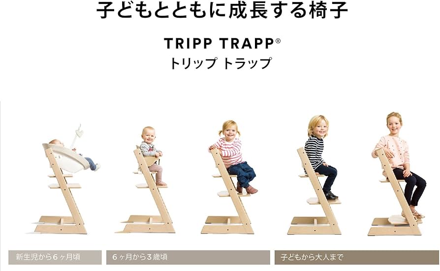 Amazon | Stokke(ストッケ) トリップトラップ ベビーチェア ハイチェア