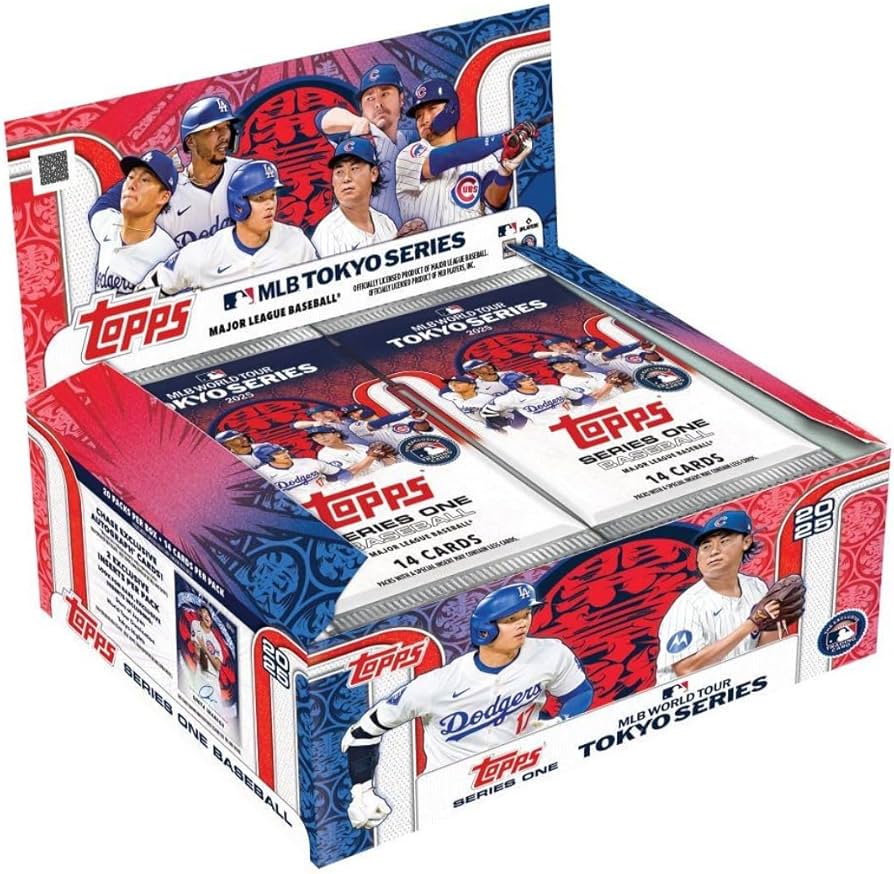 Amazon.co.jp: TOPPS MLB TOKYO SERIES 2025 SERIES ONE DISPLAY BOX