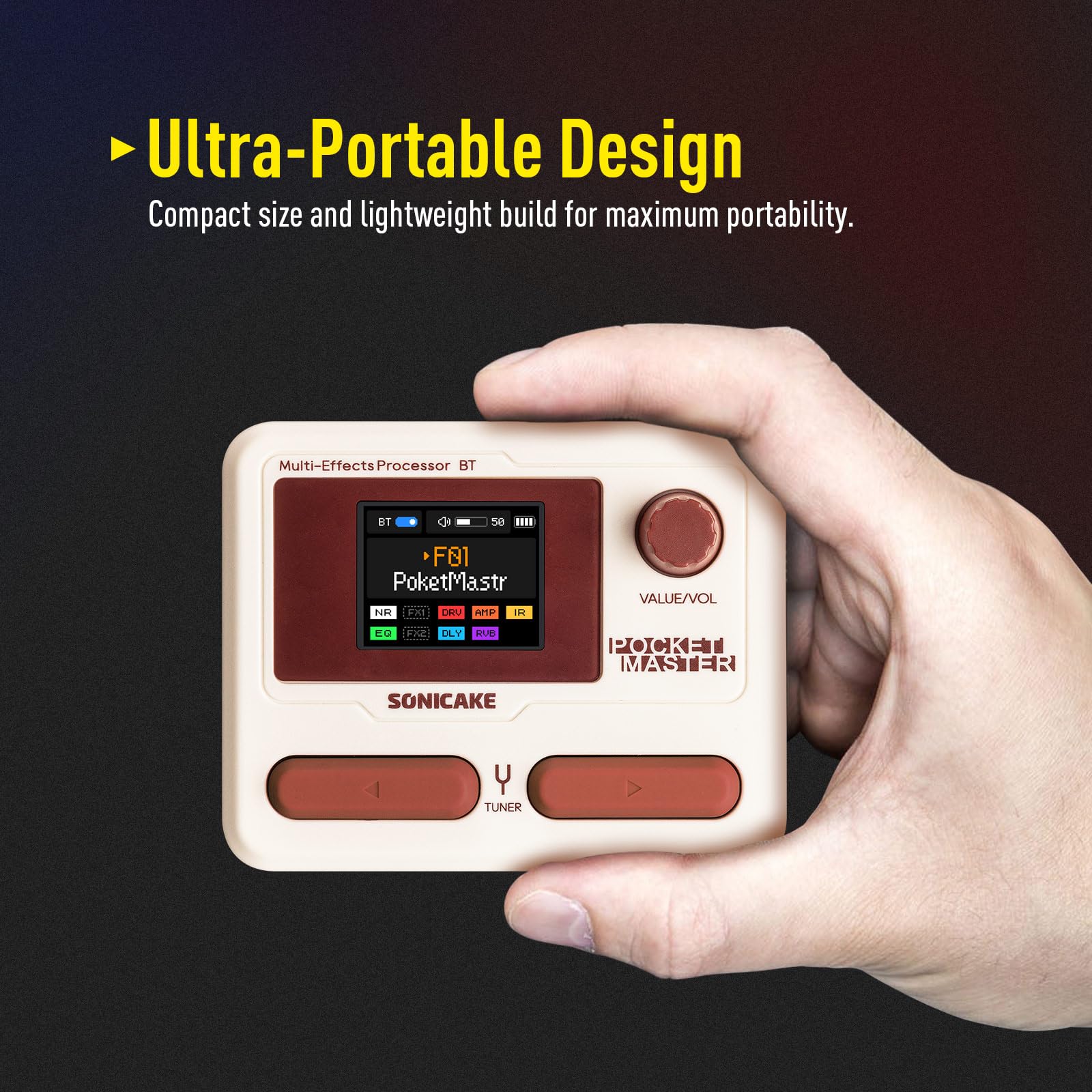 Amazon.com: SONICAKE Pocket Master-Portable Multi Effects Pedal