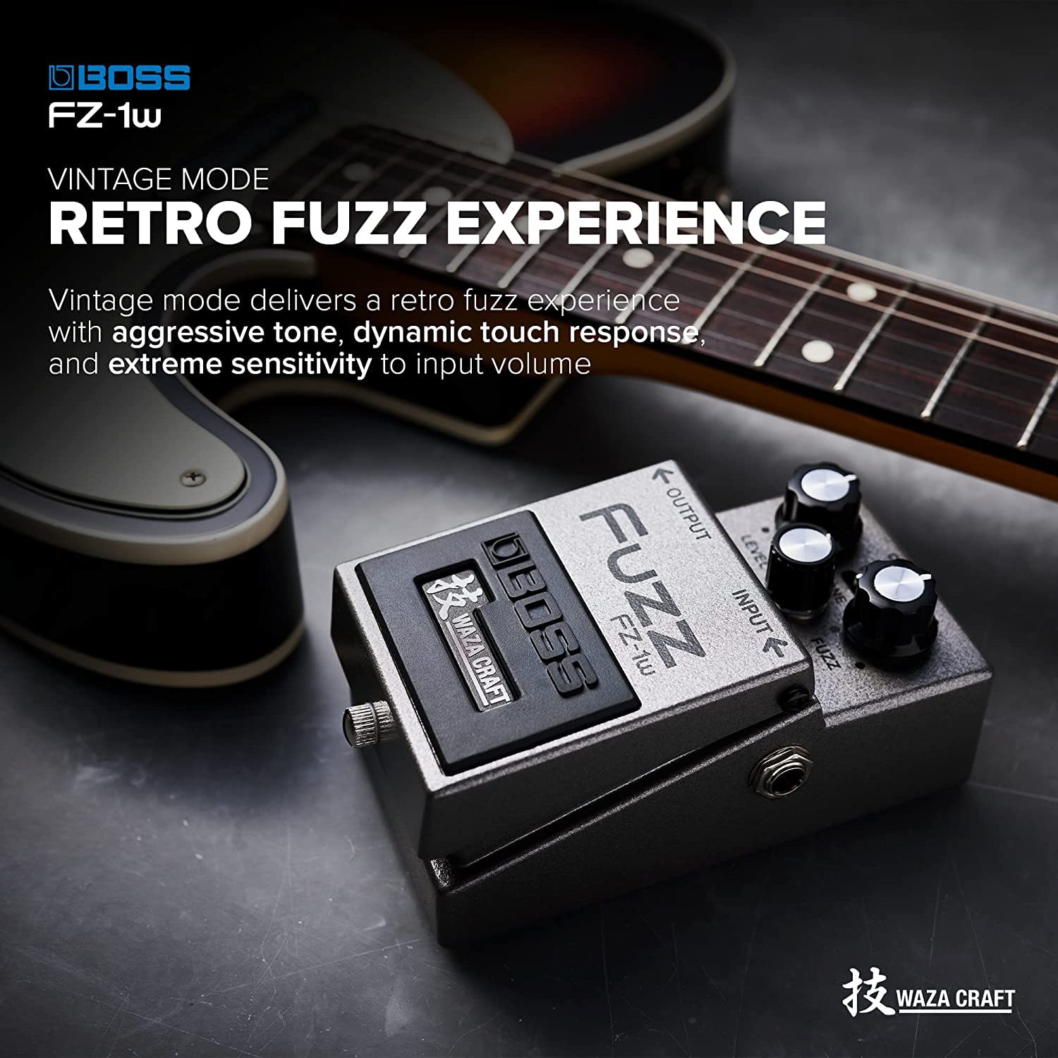 Amazon.com: Boss FZ-1W Waza Craft Fuzz Bundle with Gearlux Power
