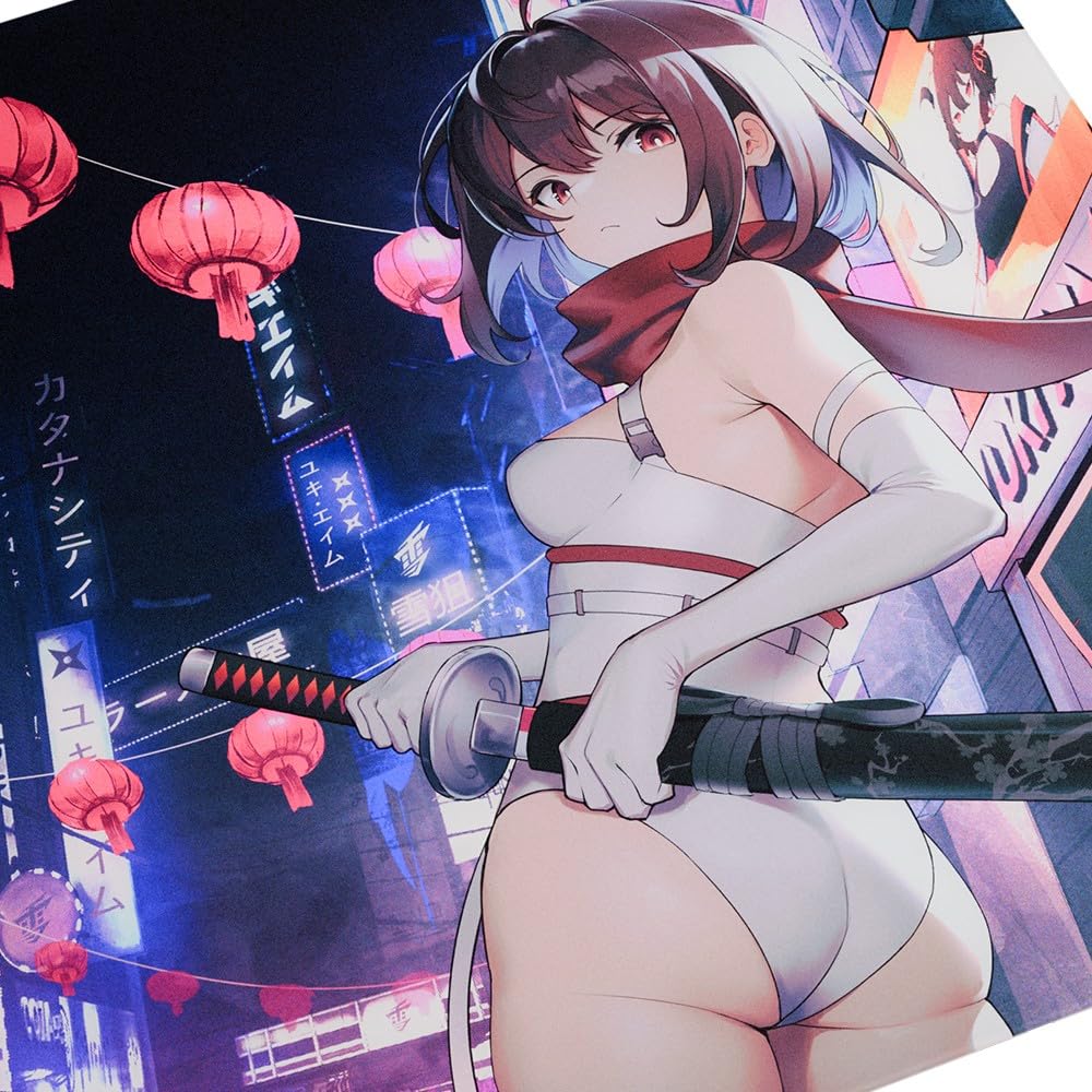 Amazon.co.jp: Yuki Aim Glass Mousepad Katana Large ガラスマウス
