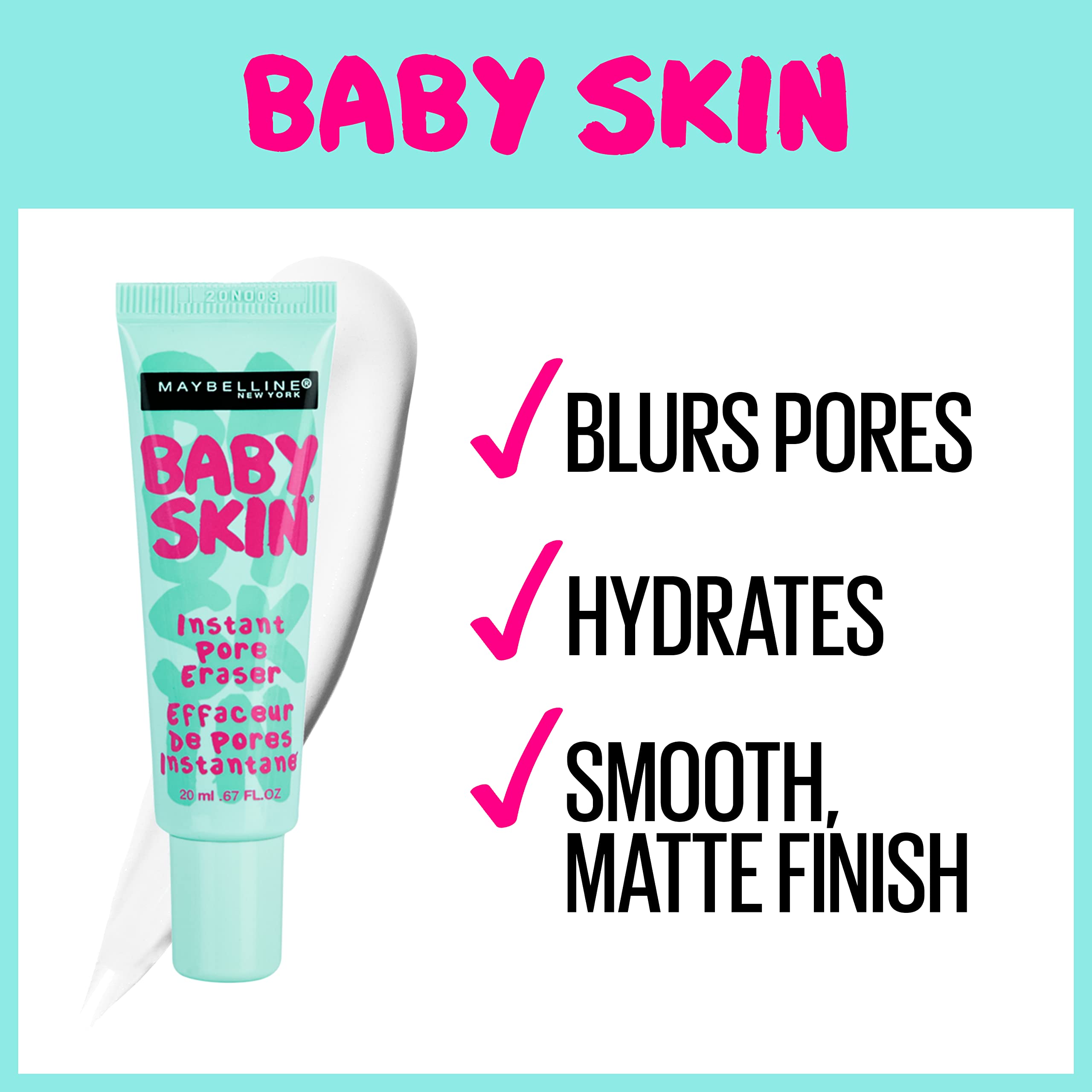 Amazon.co.jp: Maybelline Baby Skin Pore Eraser Primer 22 ml