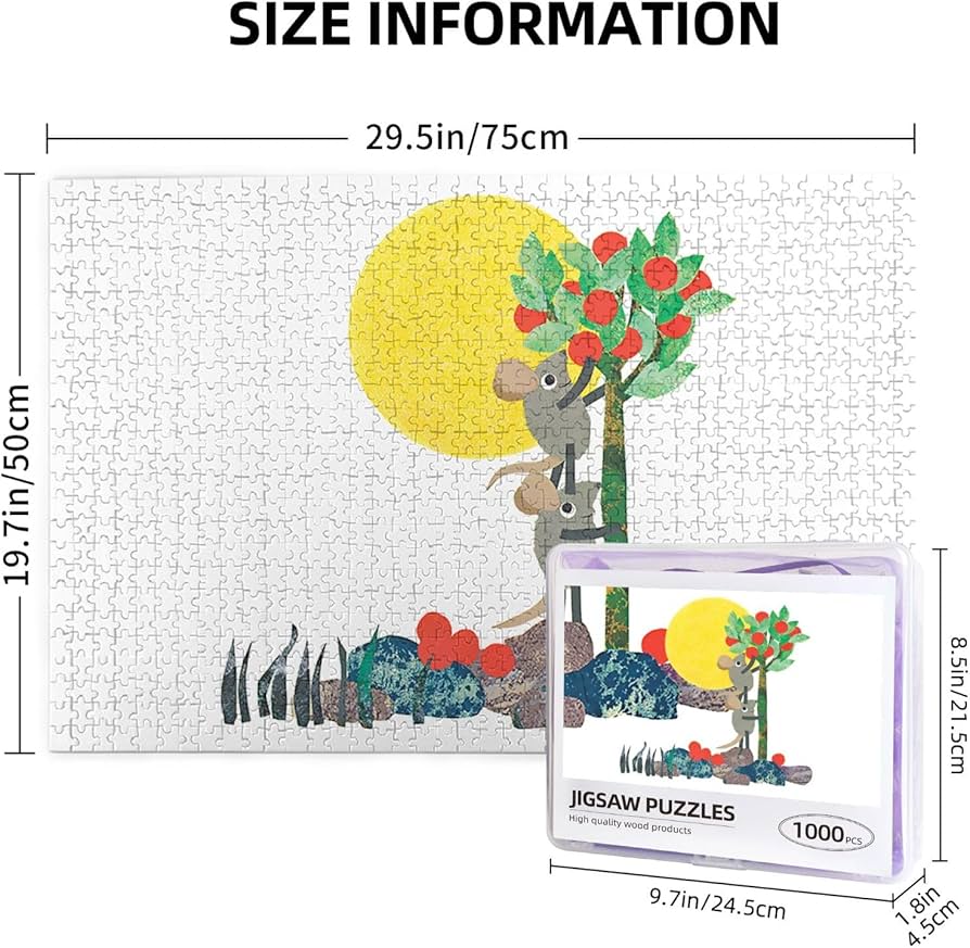 Amazon.co.jp: 1000ピース ジグソーパズル レオ レオニ 絵本 木製