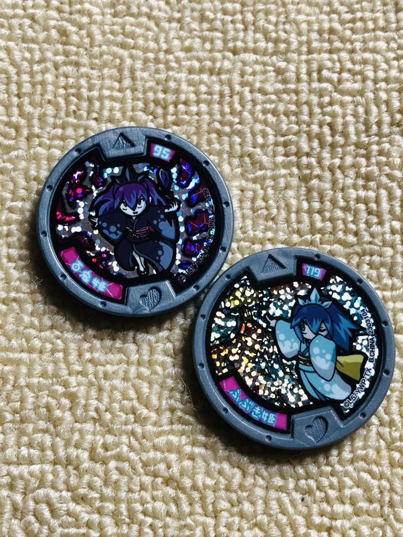 Amazon.co.jp: 妖怪ウォッチメダル 妖怪メダル 百鬼姫 ふぶき姫 2点