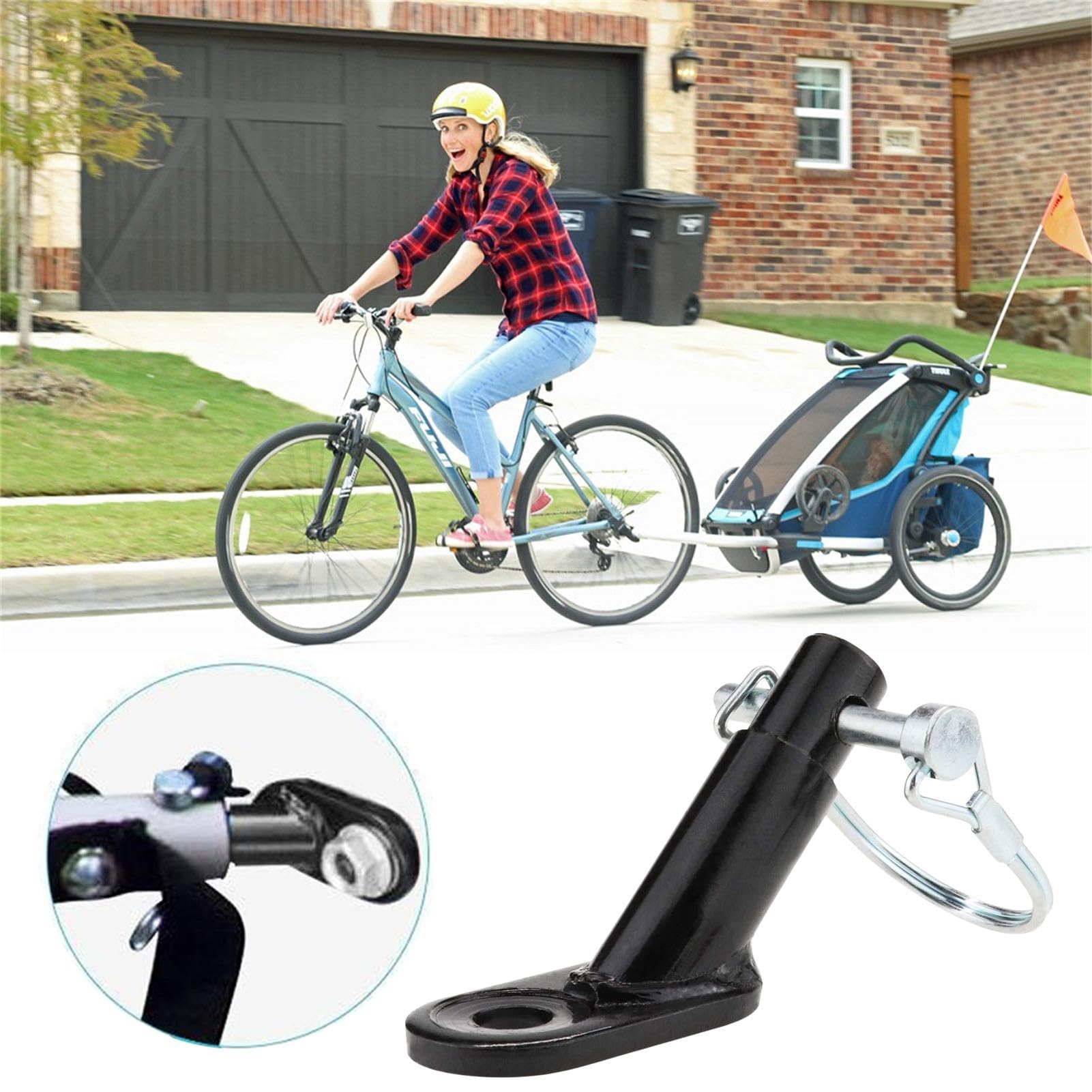 Amazon.co.jp: バイクトレーラーヒッチコネクタ 自転車トレーラー