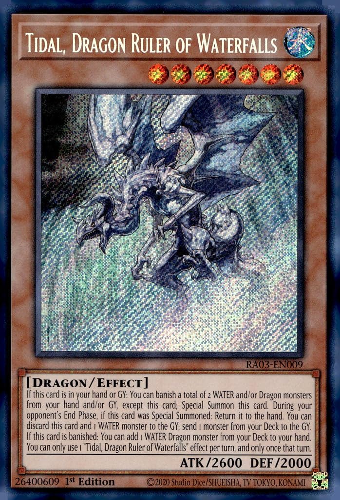 Amazon.com: Tidal, Dragon Ruler of Waterfalls (Secret Rare) - RA03