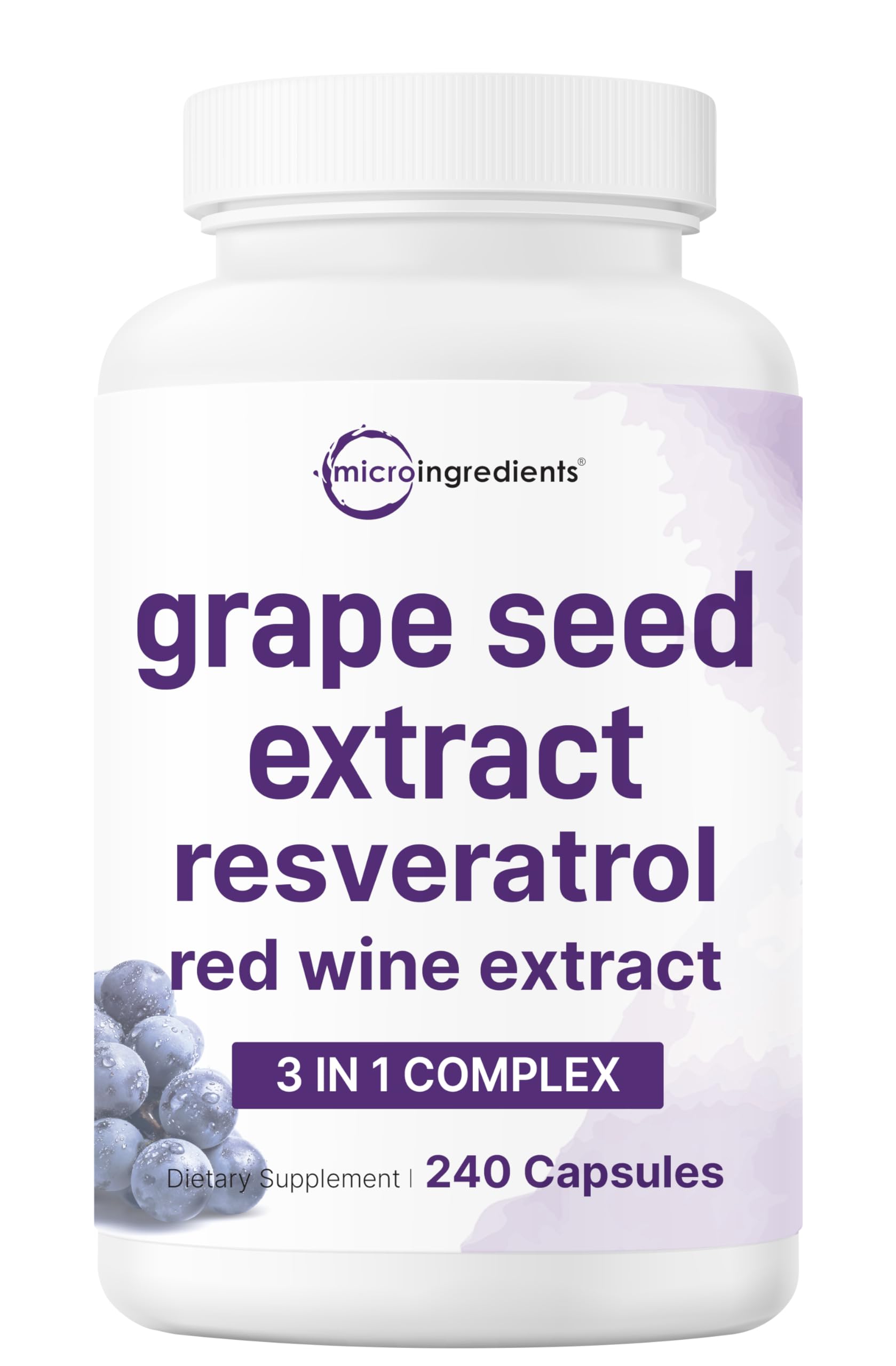 Amazon.com: Micro Ingredients Grape Seed Extract, 240 Capsules | 3