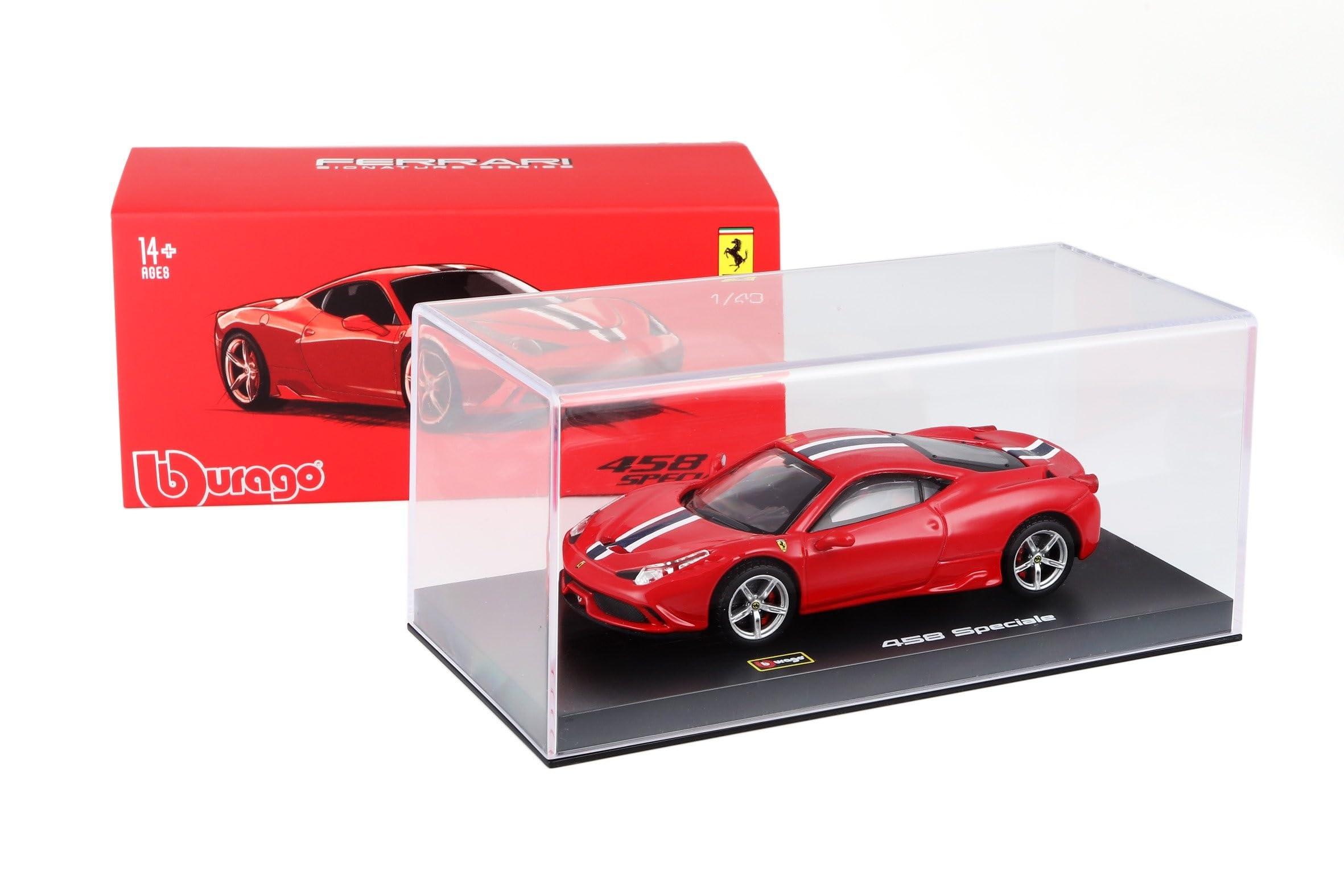 Amazon.com: Tobar 1:43 Scale Ferrari 458 Speciale Vehicle : Toys