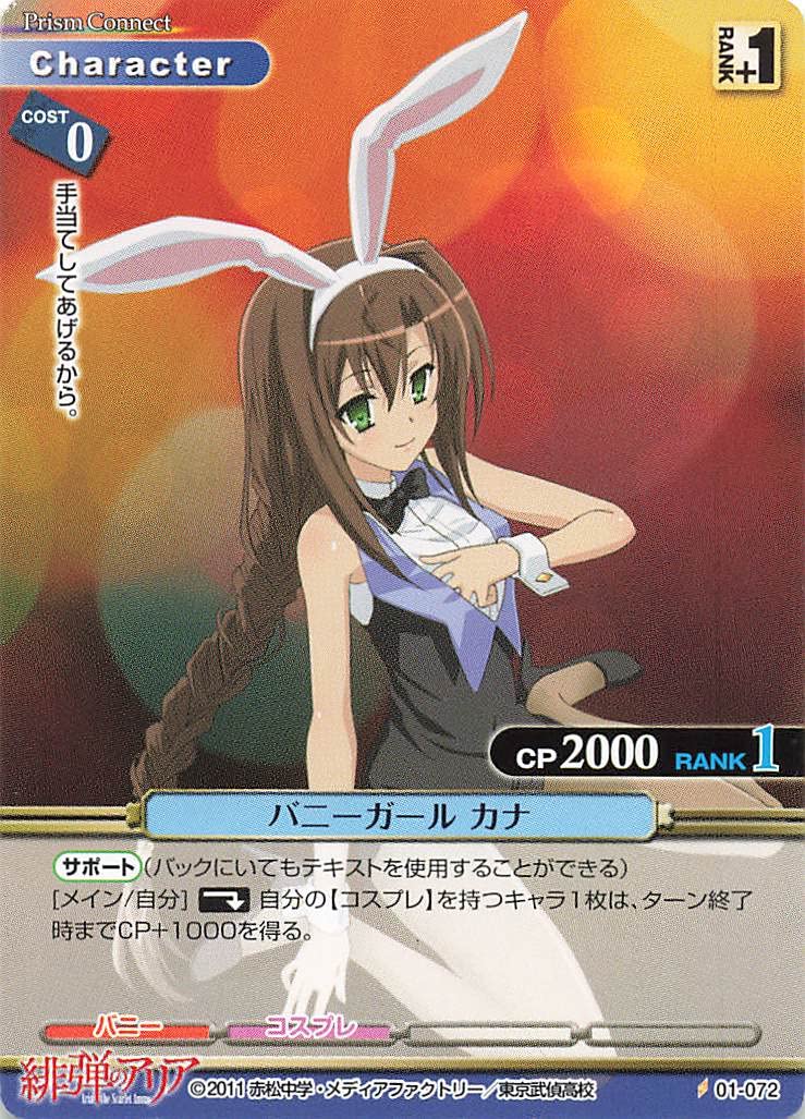 Amazon.co.jp: プリズムコネクト 緋弾のアリア バニーガール カナ 01