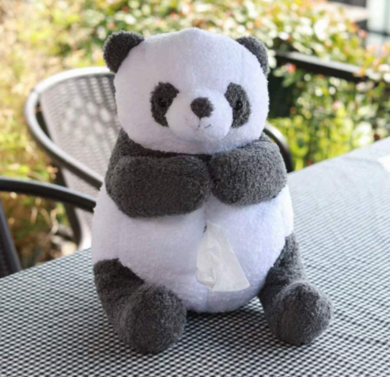 Amazon.co.jp: ティッシュカバー ぬいぐるみ パンダ くまちゃん 可愛い