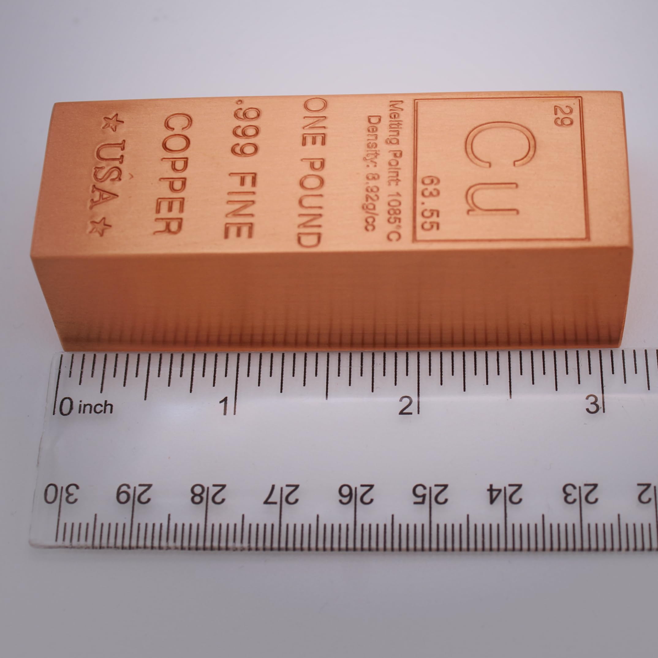 Amazon | 銅の延べ棒 1ポンド インゴット ペーパーウェイト 純度999