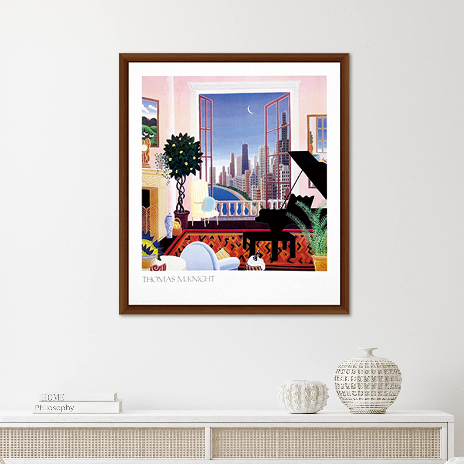 Amazon.co.jp: トーマスマックナイトの絵画 額入りポスター 「レイク