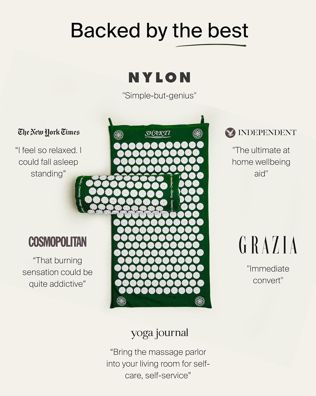 Amazon.co.jp: [Shakti] 公式 シャクティ 指圧マット 2点セット マット