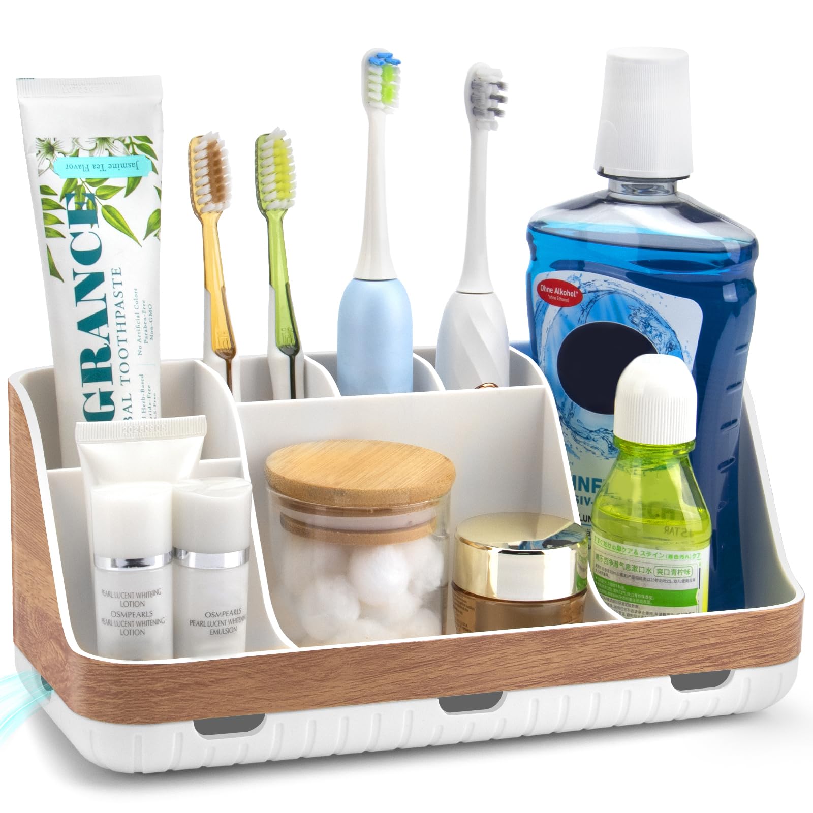 Amazon.com: GFWARE Bathroom Countertop Organizer - Detachable 7