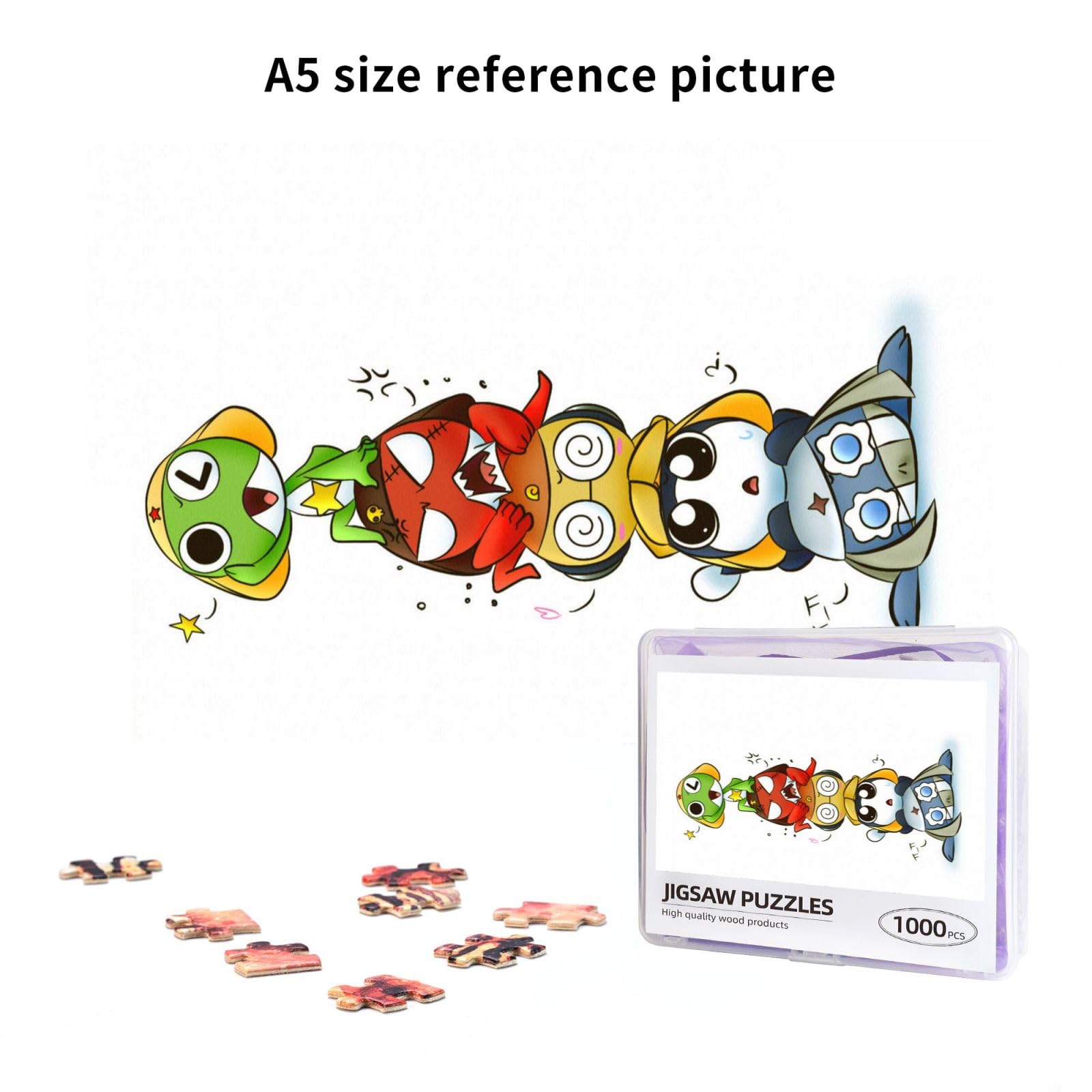 Amazon.co.jp: ケロロ軍曹 ジグソーパズル 木製 1000ピース