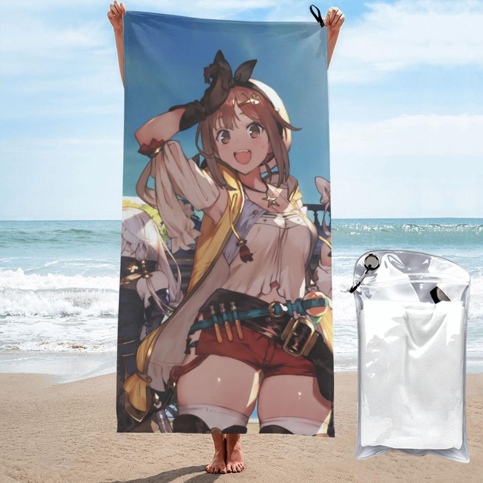 Amazon｜ライザのアトリエ ～常闇の女王と秘密の隠れ家～ バスタオル