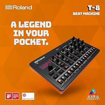 Amazon.com: Roland AIRA Compact T-8 BEAT MACHINE | Ultra-Portable