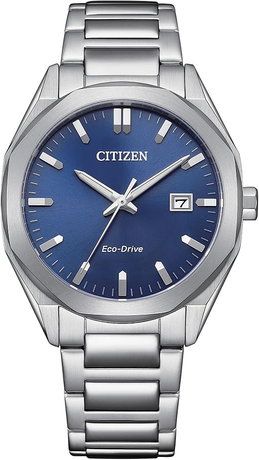 Amazon.com: Citizen Men's Eco-Drive Classic Eco, Silver-Tone