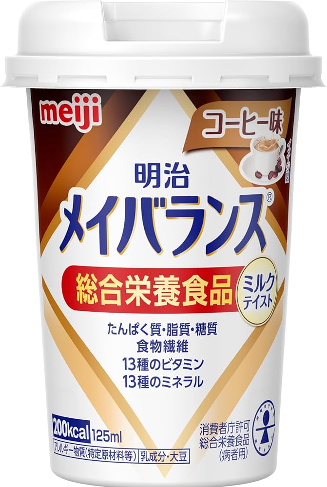 Amazon.co.jp: メイバランスミニカップ コーヒー味 125ml×12本 明治