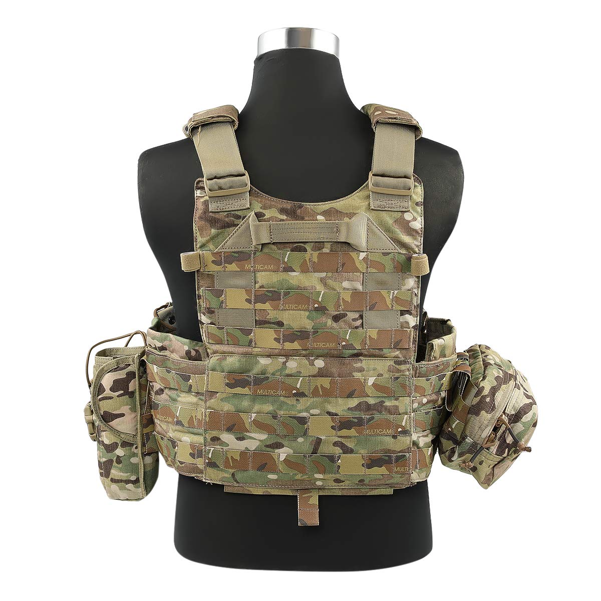 Amazon | EMERSON LBT6094Aスタイル プレートキャリア 3ポーチ付