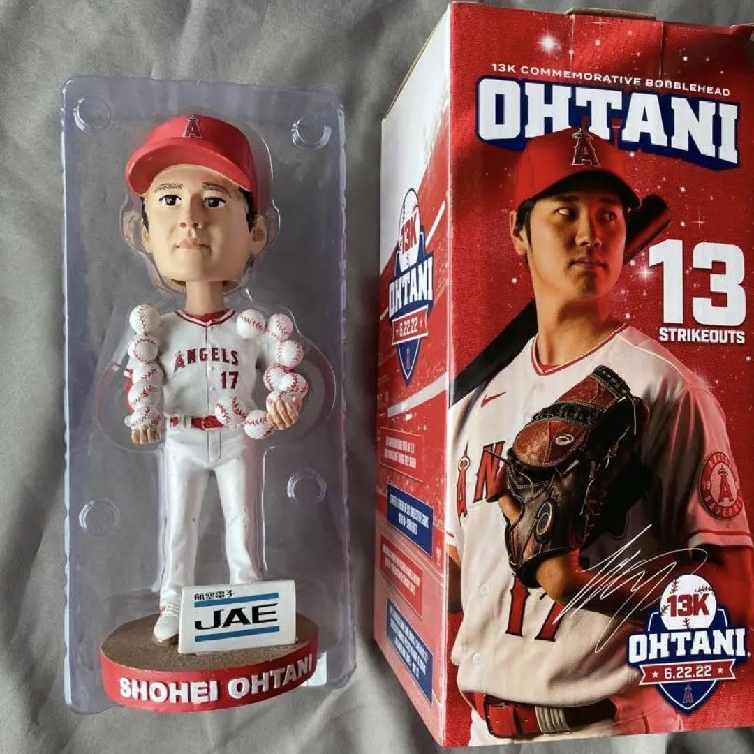 大谷翔平 13K strikeouts ボブルヘッド 人形 航空電子 JAE 大谷翔平
