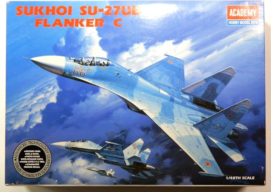 Amazon.com: Academy 1/48 Su-27UB Flanker C : Arts, Crafts & Sewing