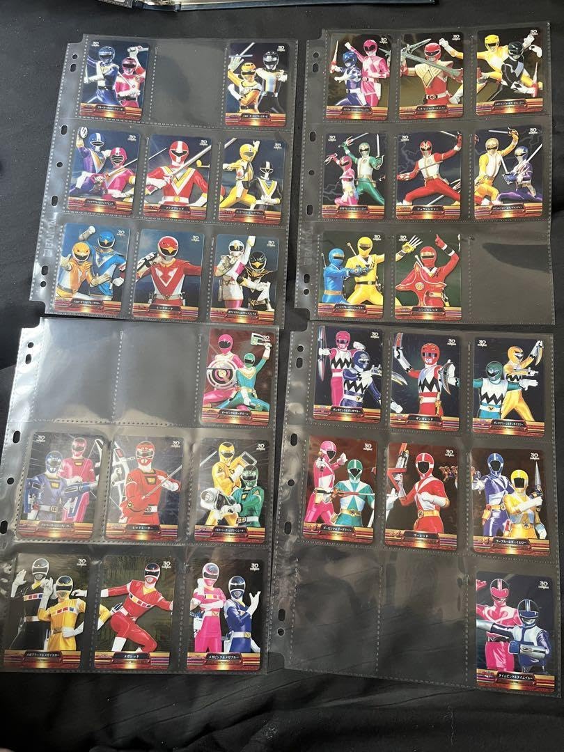 スーパー戦隊30周年アニバーサリーカード 透明袋未開封 142枚セット