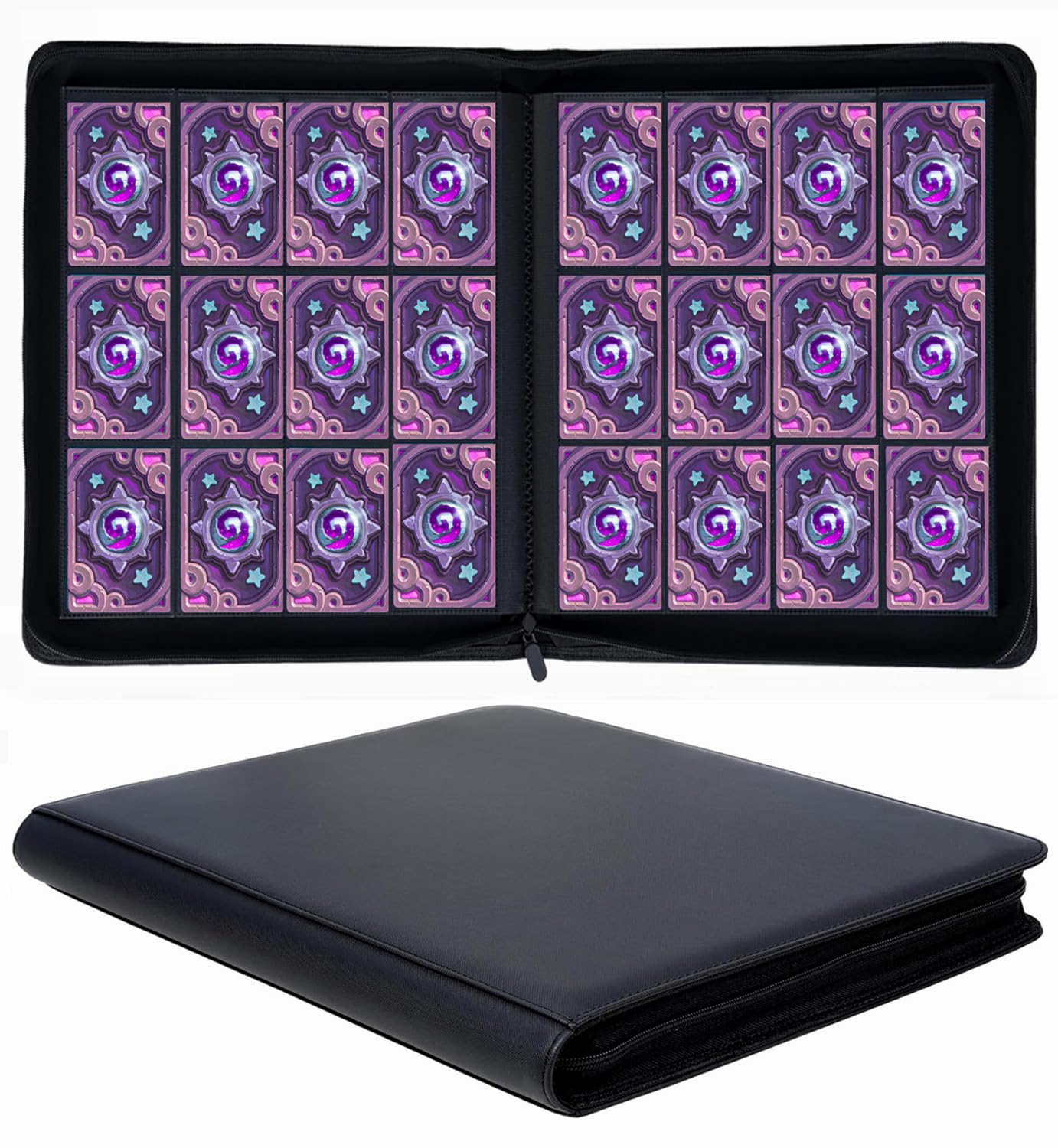 Amazon.co.jp: 720ポケット トレーディングカードバインダー 12