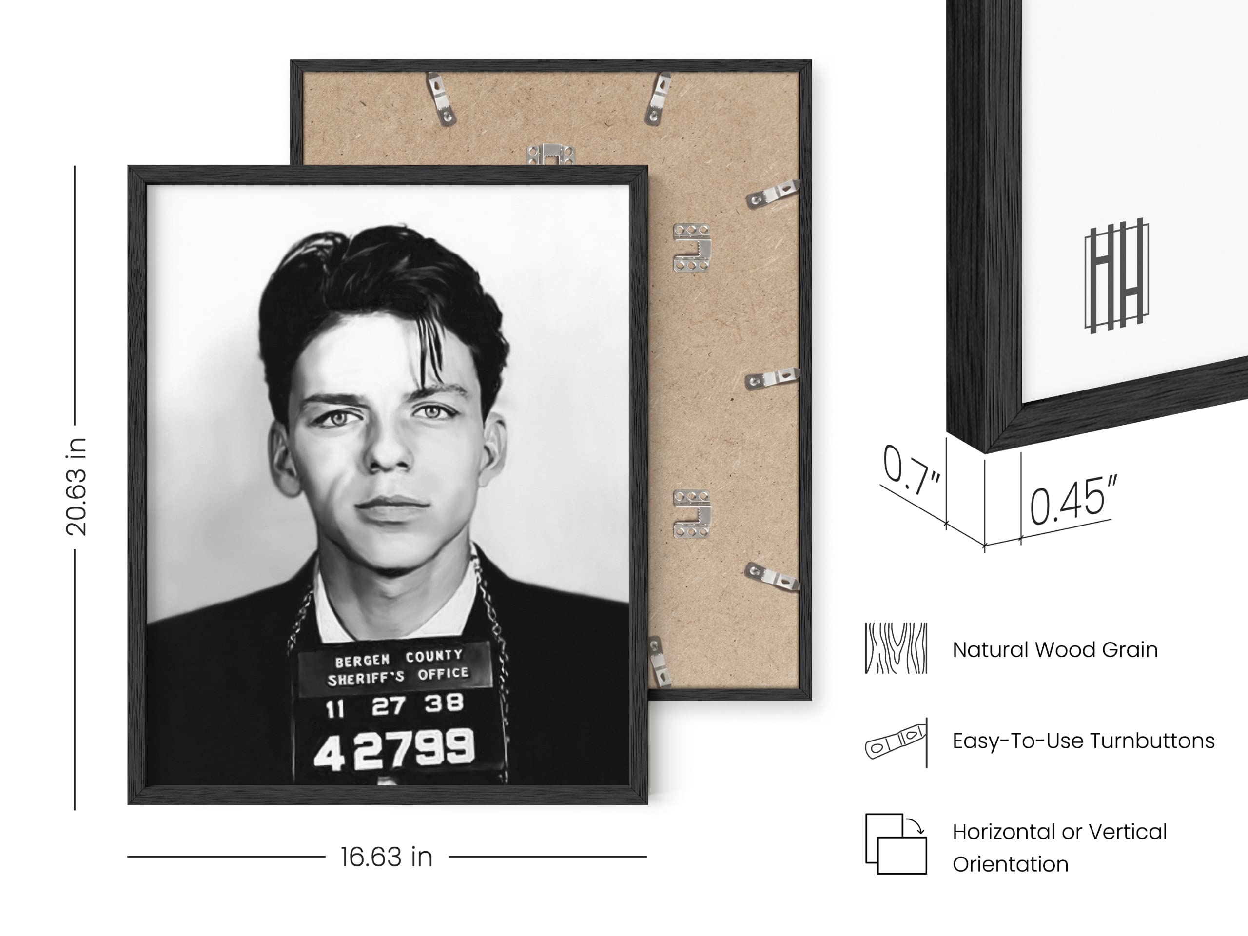 Amazon.co.jp: HAUS AND HUES セレブリティ マグショット ポスター