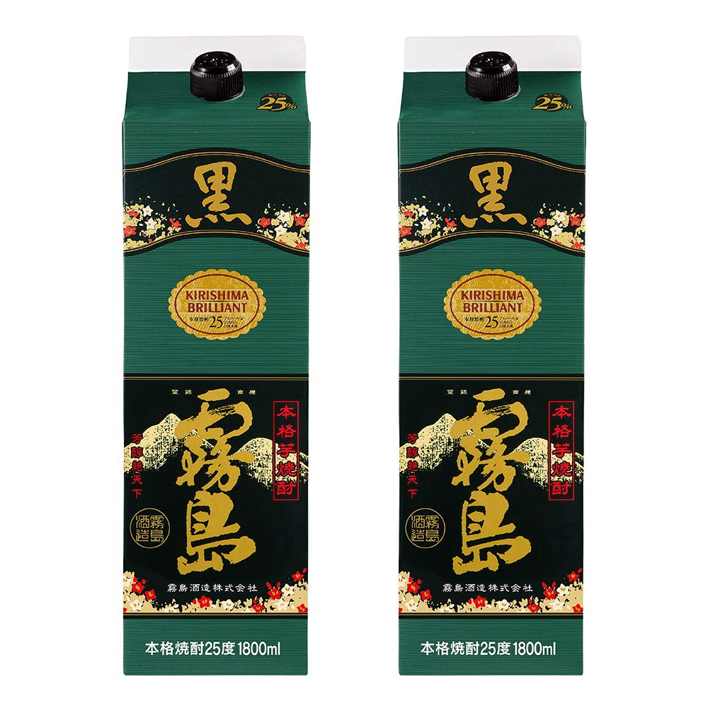 Amazon.co.jp: 霧島酒造 チューパック黒霧島 25度 [ 焼酎 宮崎県