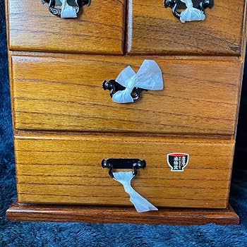 Amazon.co.jp: 小箪笥 小物入れ 3段引出し 木製 3段 天然手作り 本漆塗