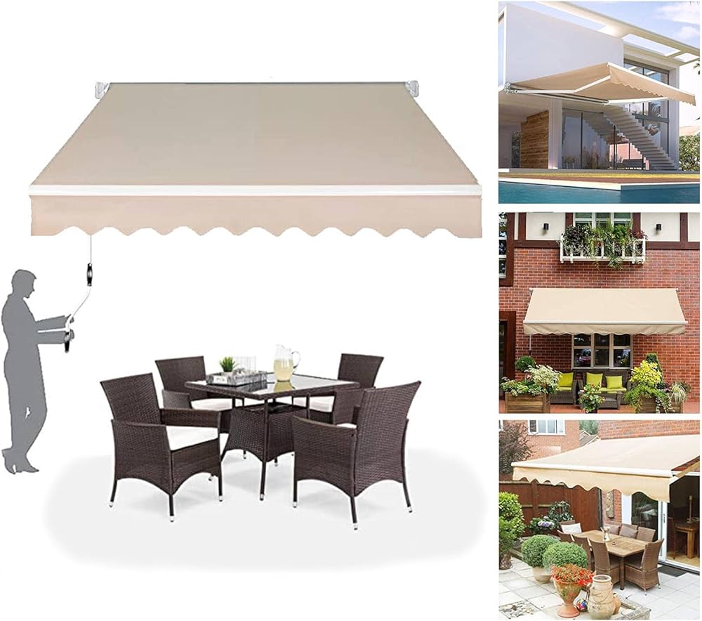 Amazon | Ywanwj 3x2.5m オーニングテント 3m サイドオーニング 日除け