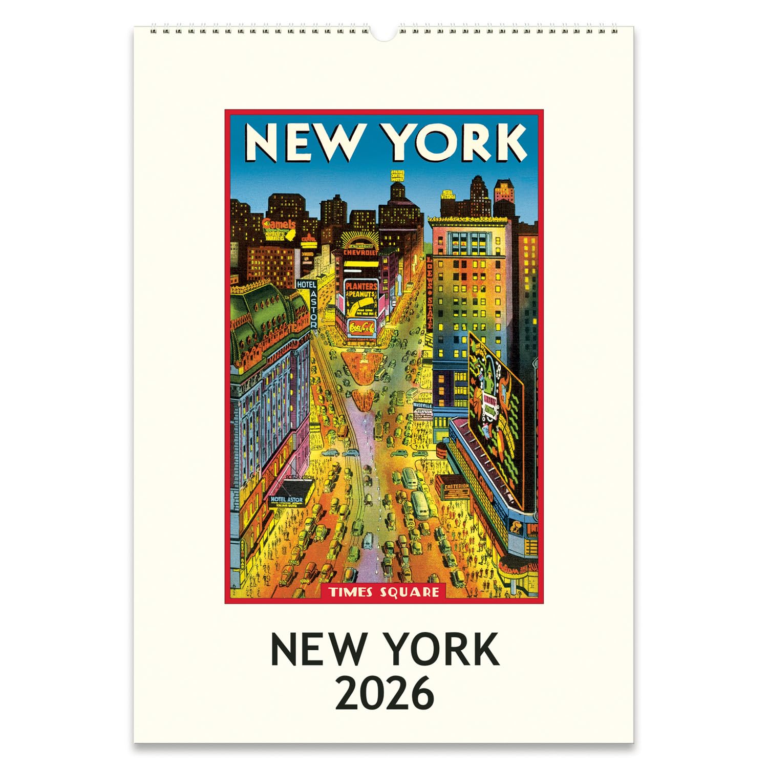 Amazon | カバリーニ 2026年 カレンダー 壁掛け ニューヨーク 475810