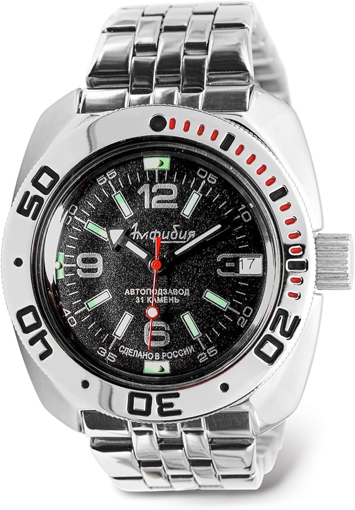 Amazon.com: Vostok | Classic Amphibian Automatic Wrist Watch