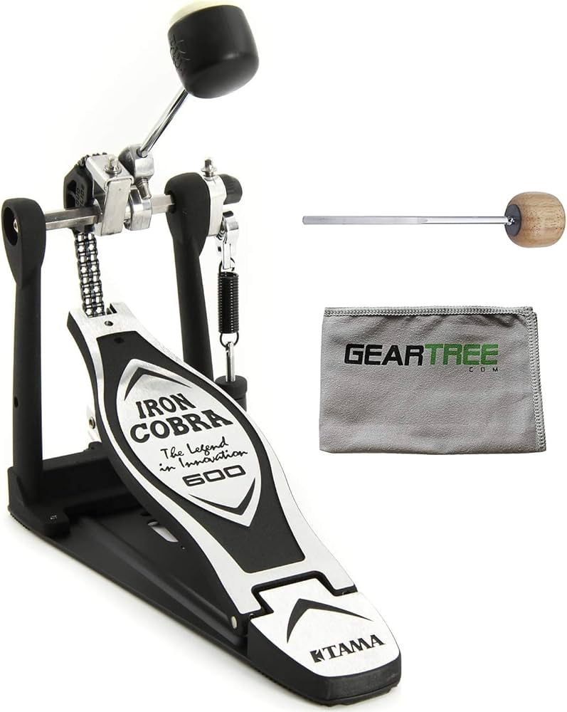 Amazon.com: Tama HP600D Iron Cobra 600 Single Pedal w/Wood Beater