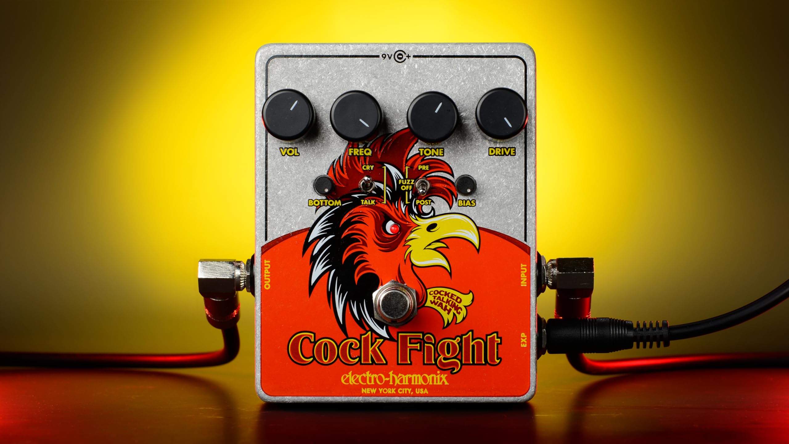 Amazon.com: Electro-Harmonix Cock Fight Cocked Talking Wah Pedal