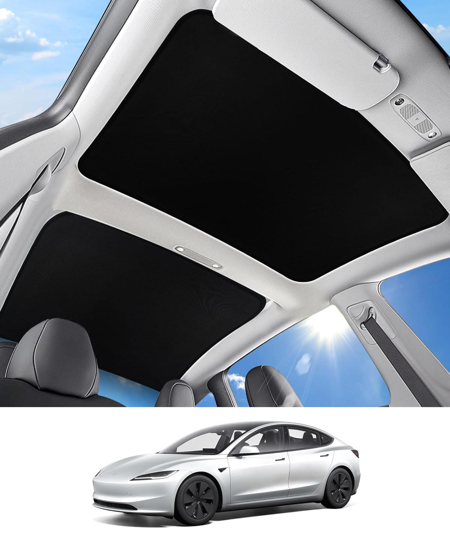 Amazon.co.jp: テスラ モデル3 Upgraded サンシェード ルーフ