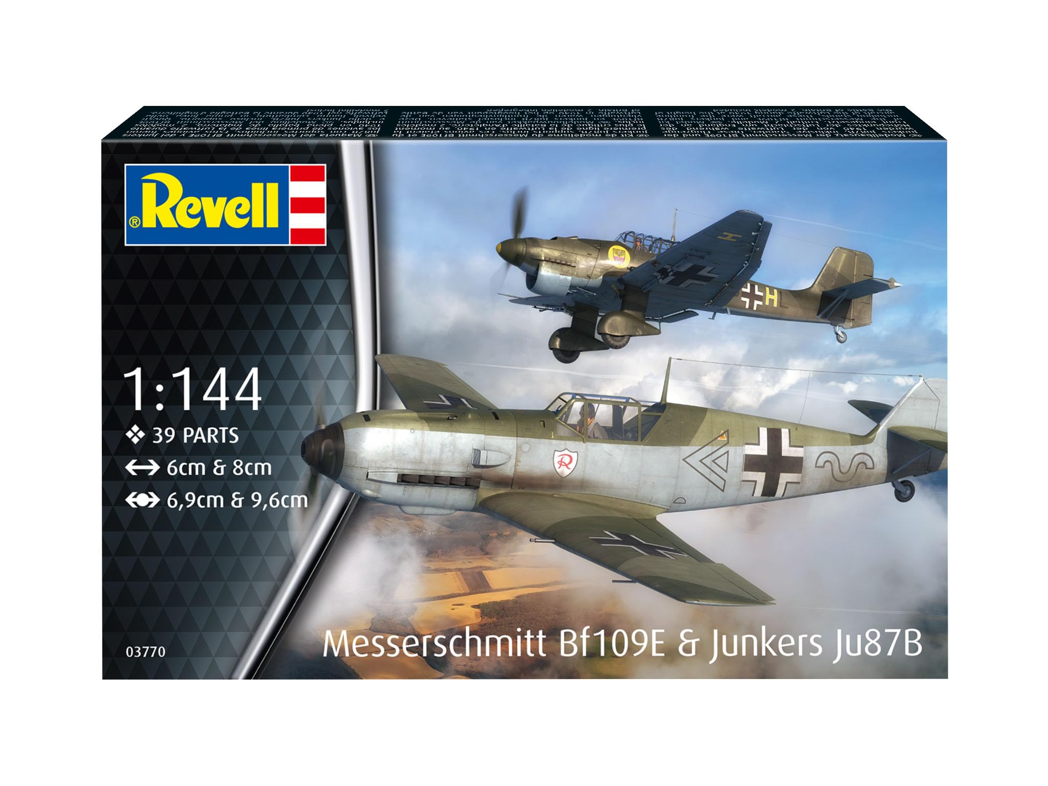 Amazon | ドイツレベル 1/144 メッサーシュミット Bf109E & ユンカース