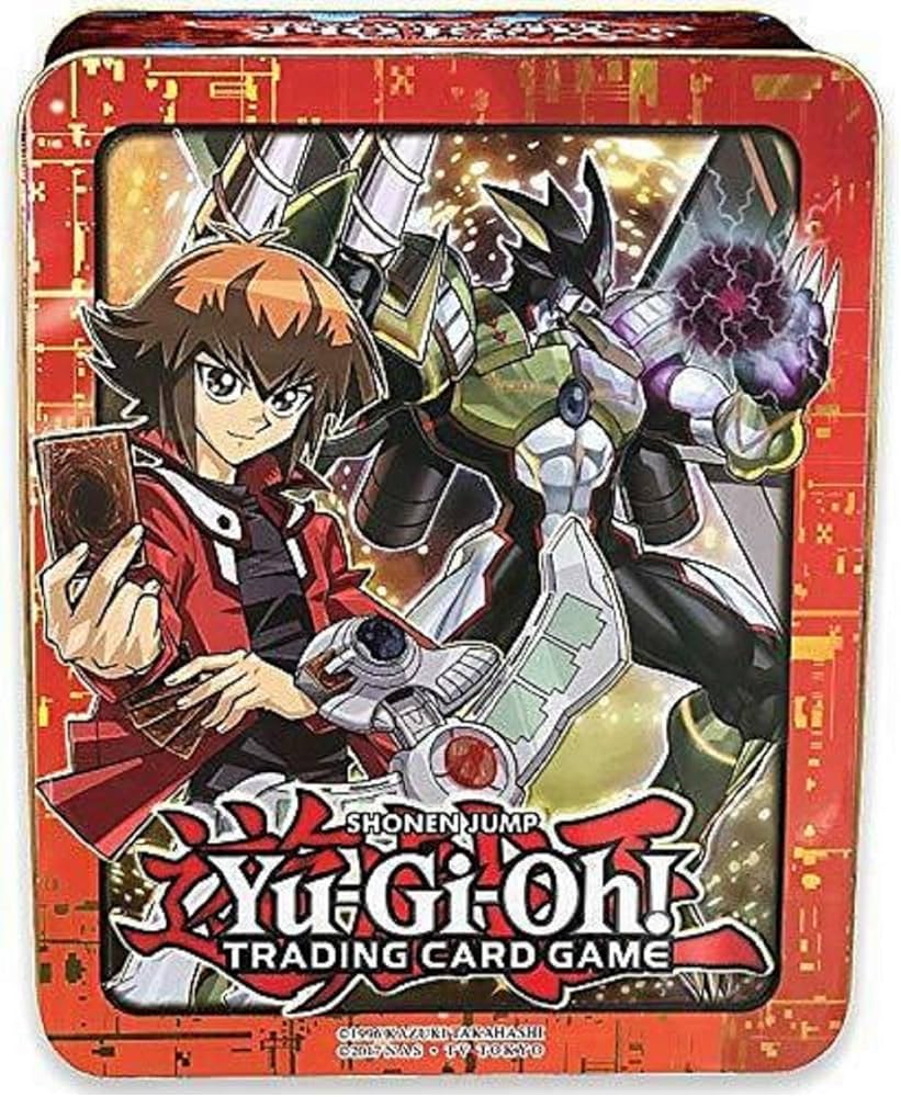 Amazon.com: Yugioh 2018 Mega Booster Packs Tin: Jaden : Toys & Games