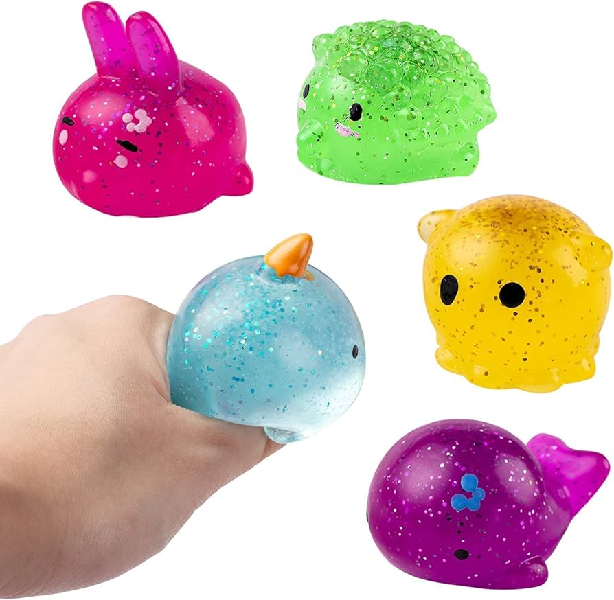 Amazon.co.jp: Homilius キラキラ スクイーズ 動物 ストレス解消グッズ