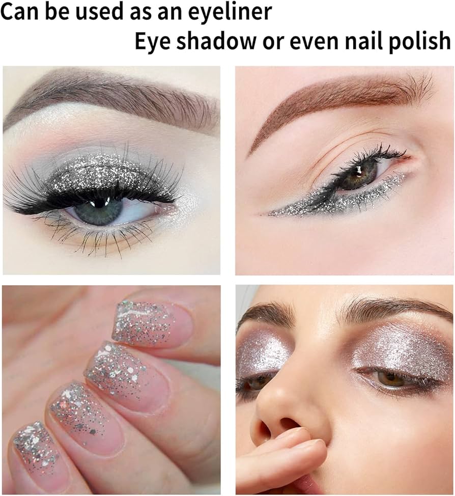 Amazon.co.jp: Boobeen カラフル グリッター アイライナー リキッド